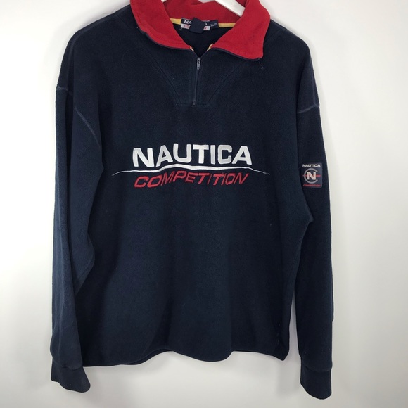SALE Nautica Competition Fleece Spell Out Pullover - Picture 7 of 7